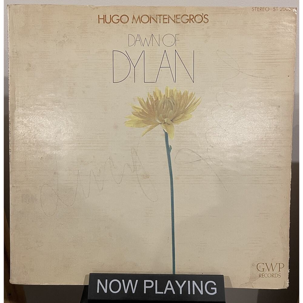 Hugo Montenegro Dawn Of Dylan GWP Records Vinyl LP Bob Dylan 1970 Jazz Easy List